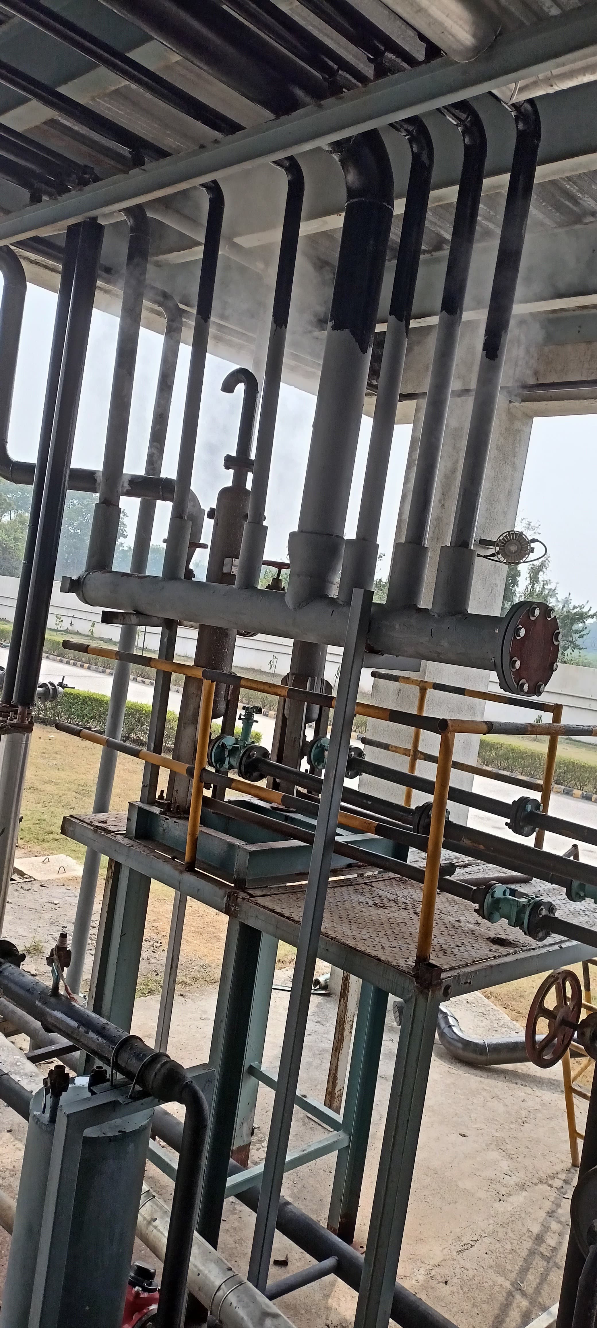 Overhead IBR Steam Pipeline