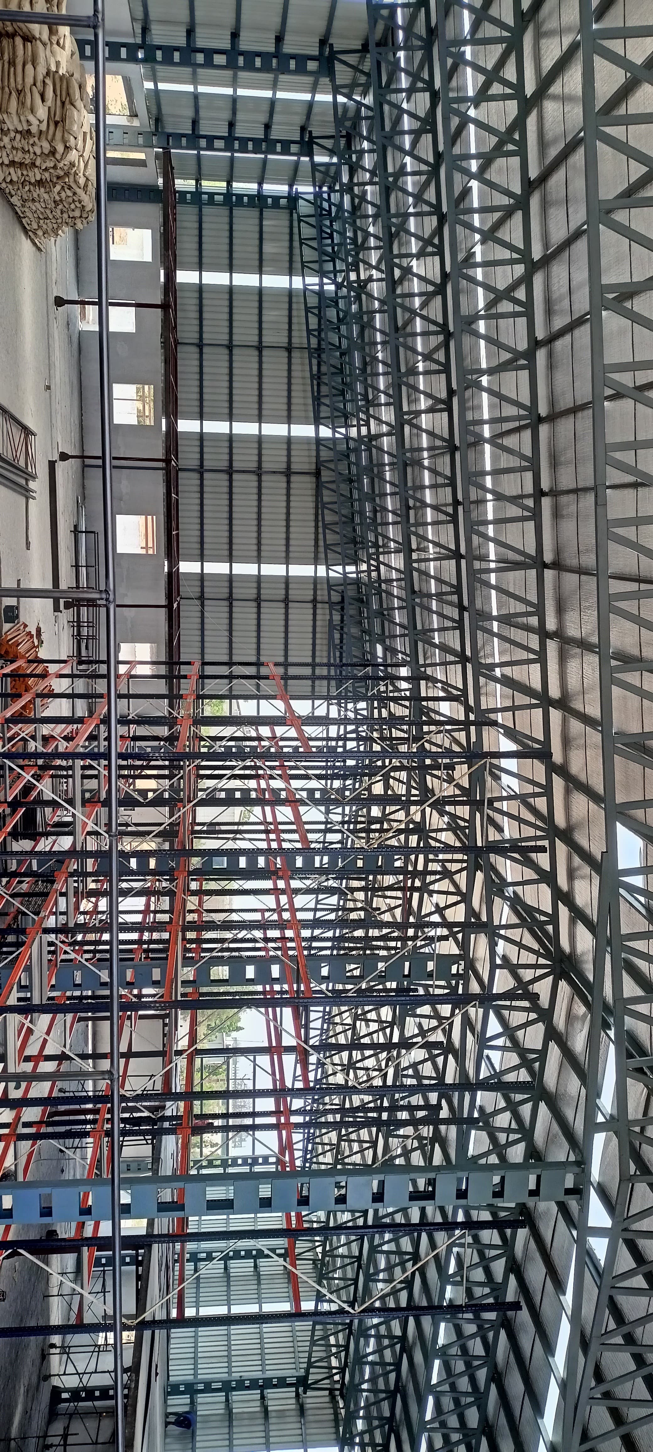 Factory Shed Column & Beam Support