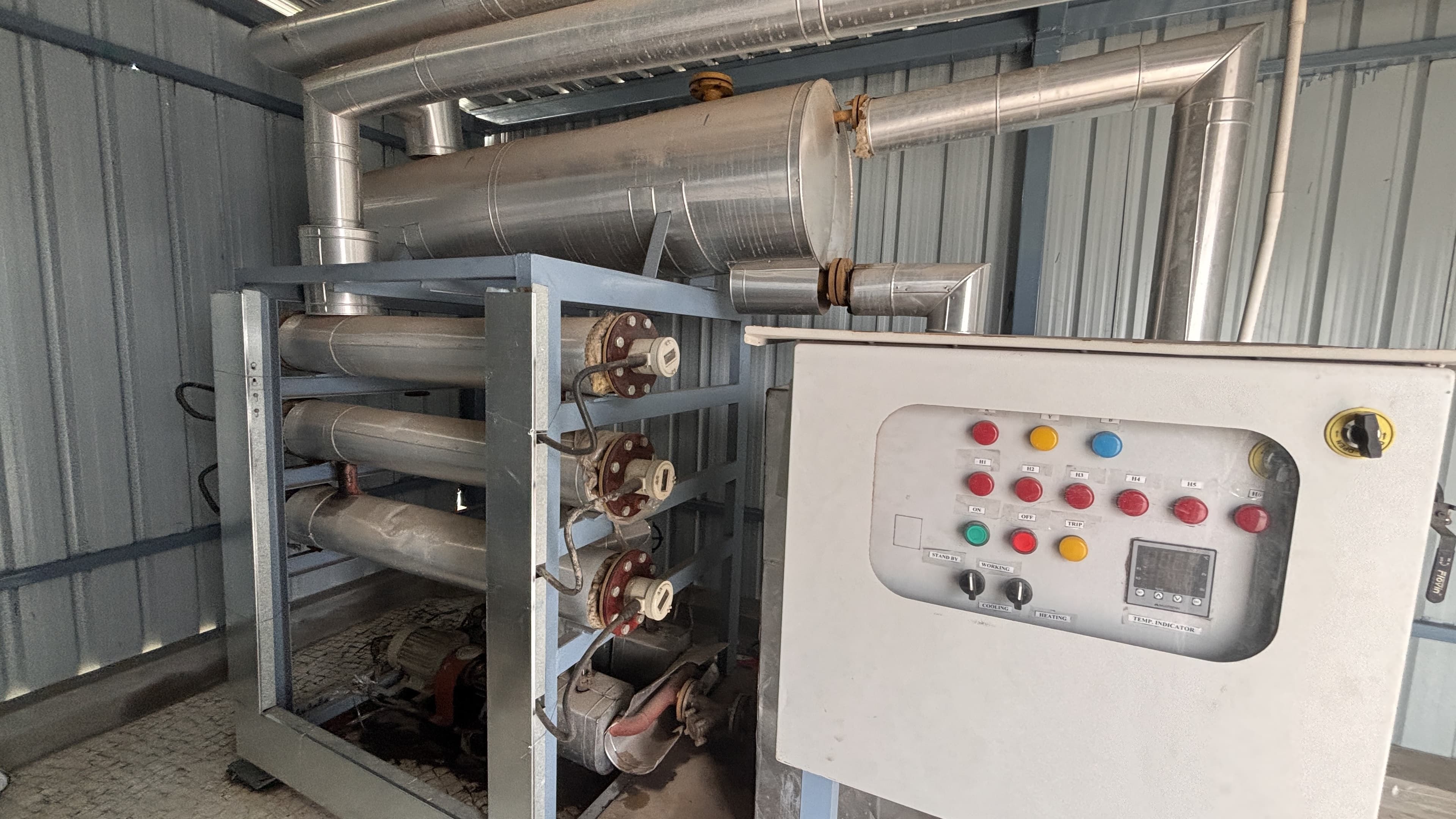 Heater Pipeline Connection