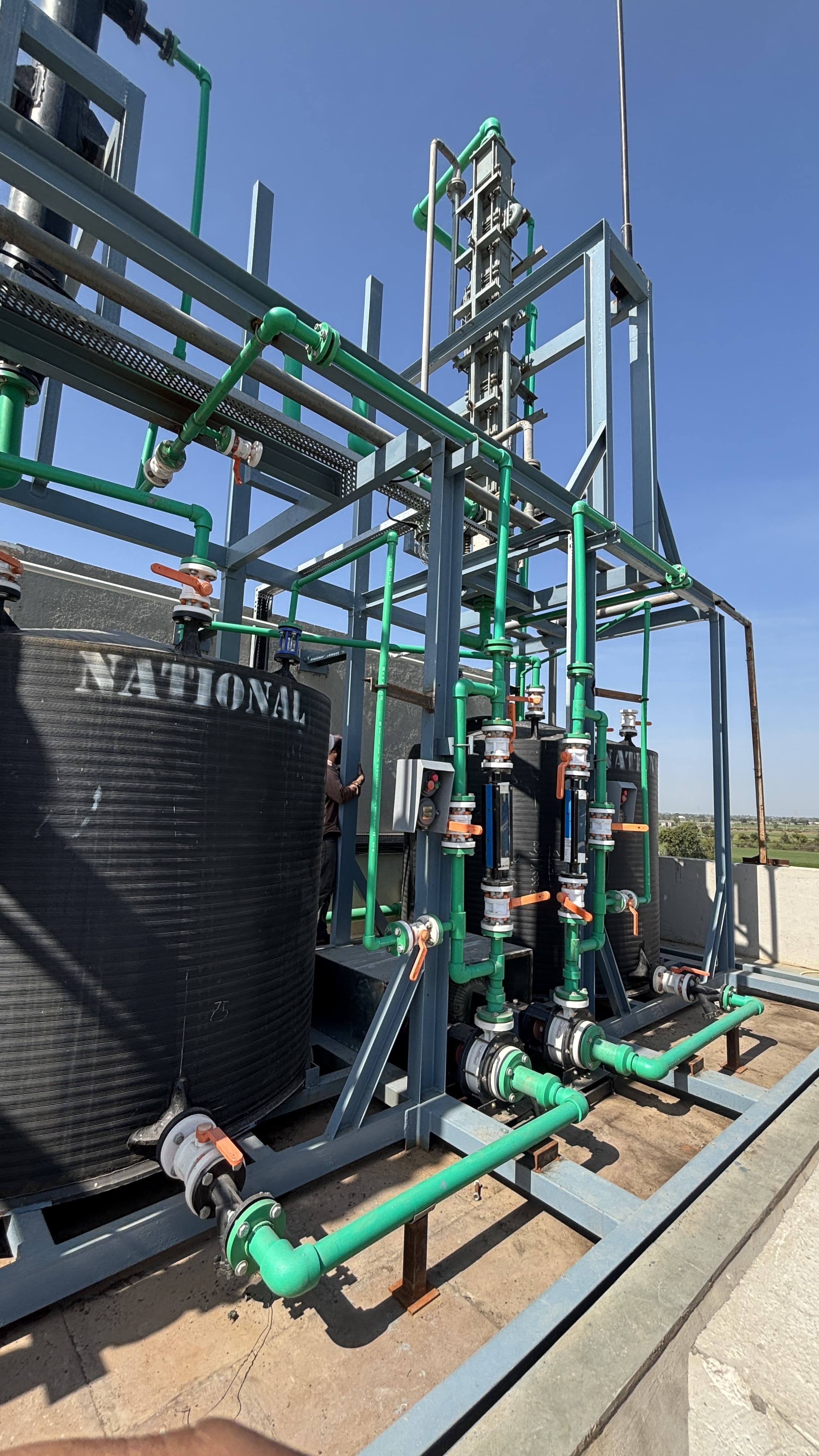 Scrubber Blower & Duct Connection